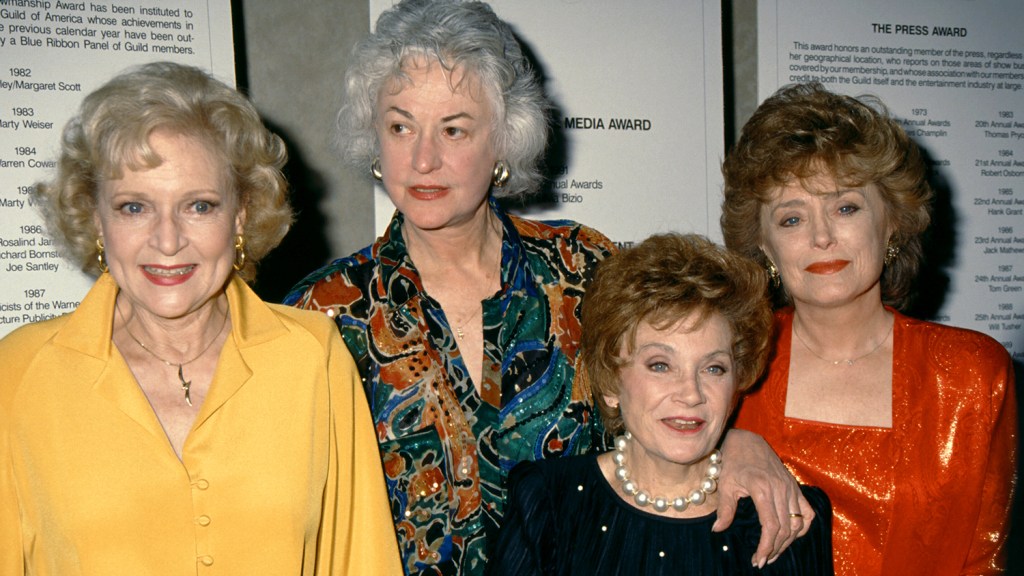 betty white, bea arthur, estelle getty, and rue mclanahan