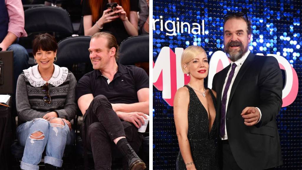 Lily Allen and David Harbour (celebrity weddings)