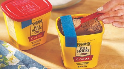 Masking tape helps you level out baking ingredients