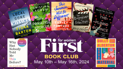 FIRST Book Club: 7 Feel-Great Reads You’ll Love for May 10th – May 16th