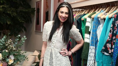 Stacy London at benefit event.