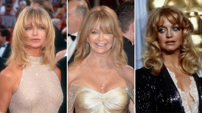Left to right: Goldie Hawn in 1997, 2014 and 1980