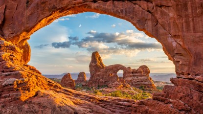 Turret arch at Arches National Park