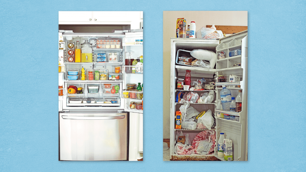 There are two types of people: Those who have an organized refrigerator versus those who have a messy refrigerator