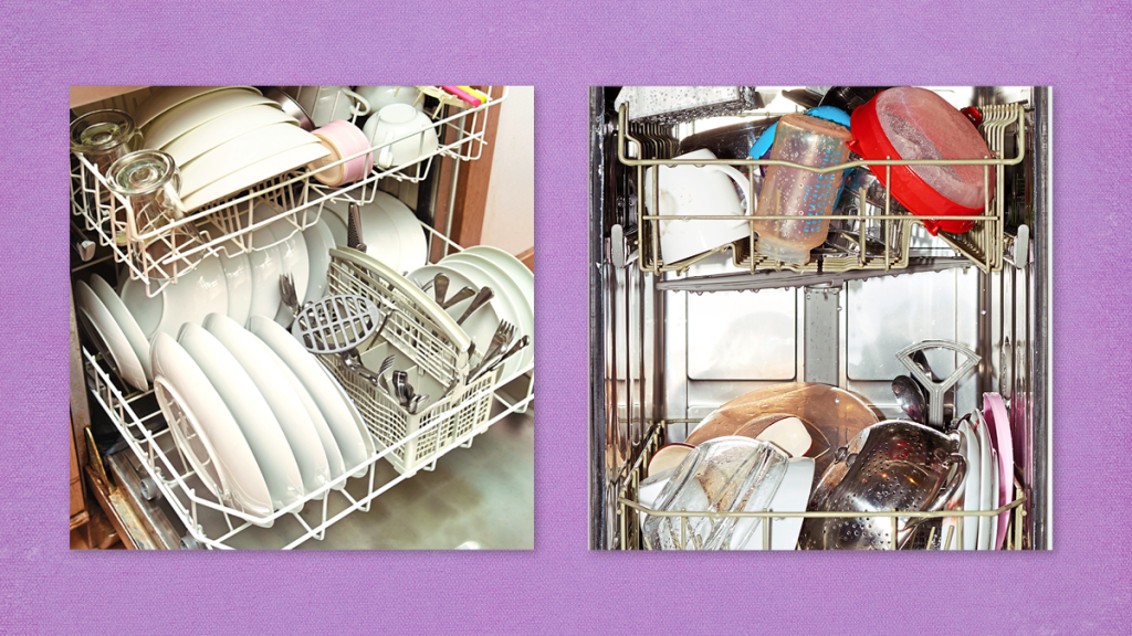 There are two types of people: Organized dishwasher versus free for all