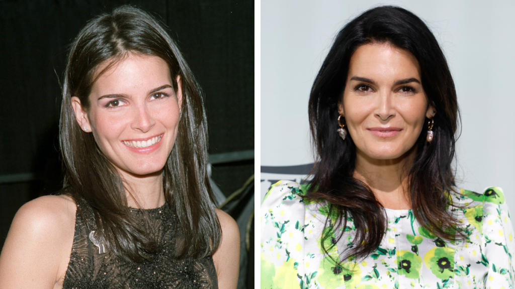 Angie Harmon in 1999 and 2022