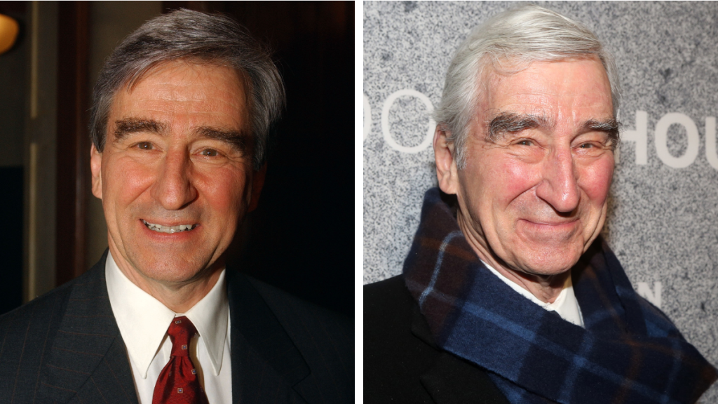 Sam Waterston in 2003 and 2023