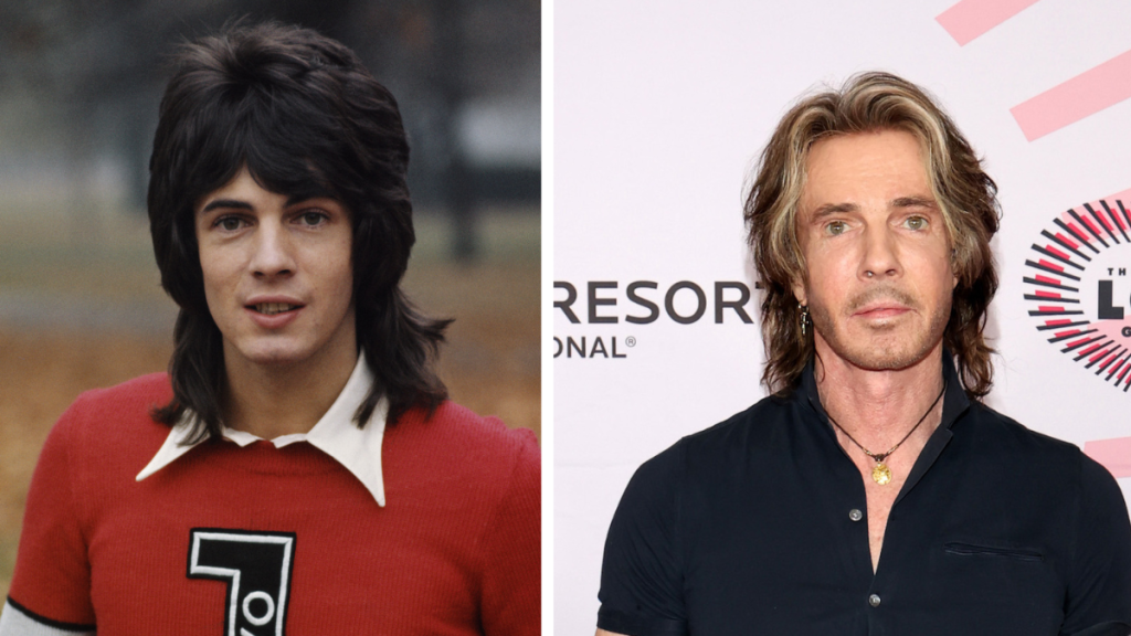 Side-by-side of Rick Springfield then and now