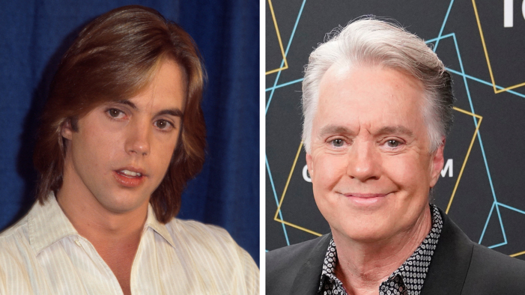 Side-by-side of Shaun Cassidy then and now