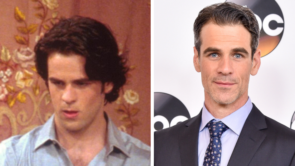 Side-by-side of Eddie Cahill then and now