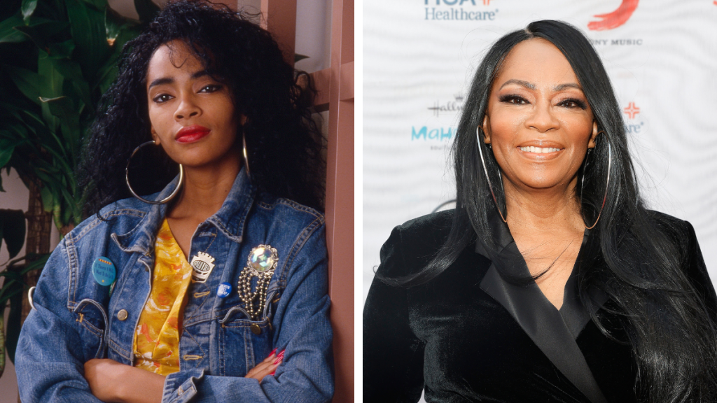 Side-by-side of Jody Watley then and now