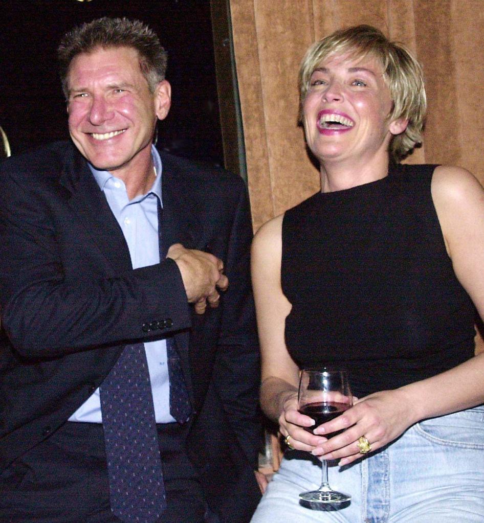 Harrison Ford and Sharon Stone, 2000