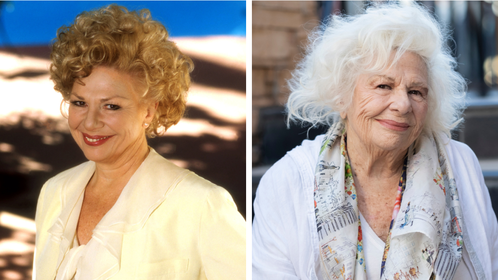 Renee Taylor in 1993 and 2022