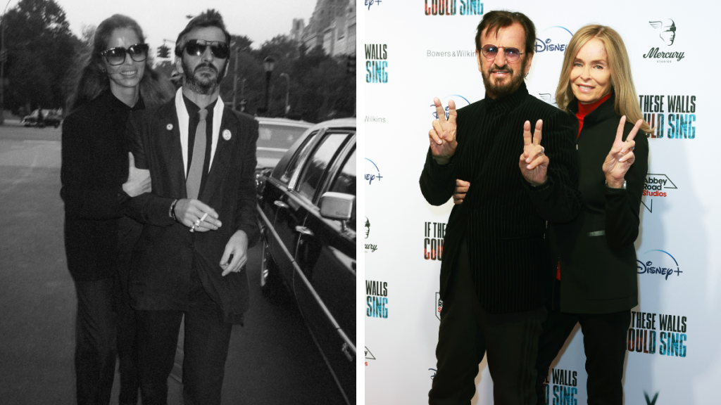 Ringo Starr and Barbara Bach in 1970 and 2022 longest celebrity marriages