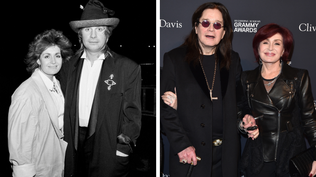 Ozzy Osbourne and Sharon Osbourne in 1985 and 2020 longest celebrity marriages