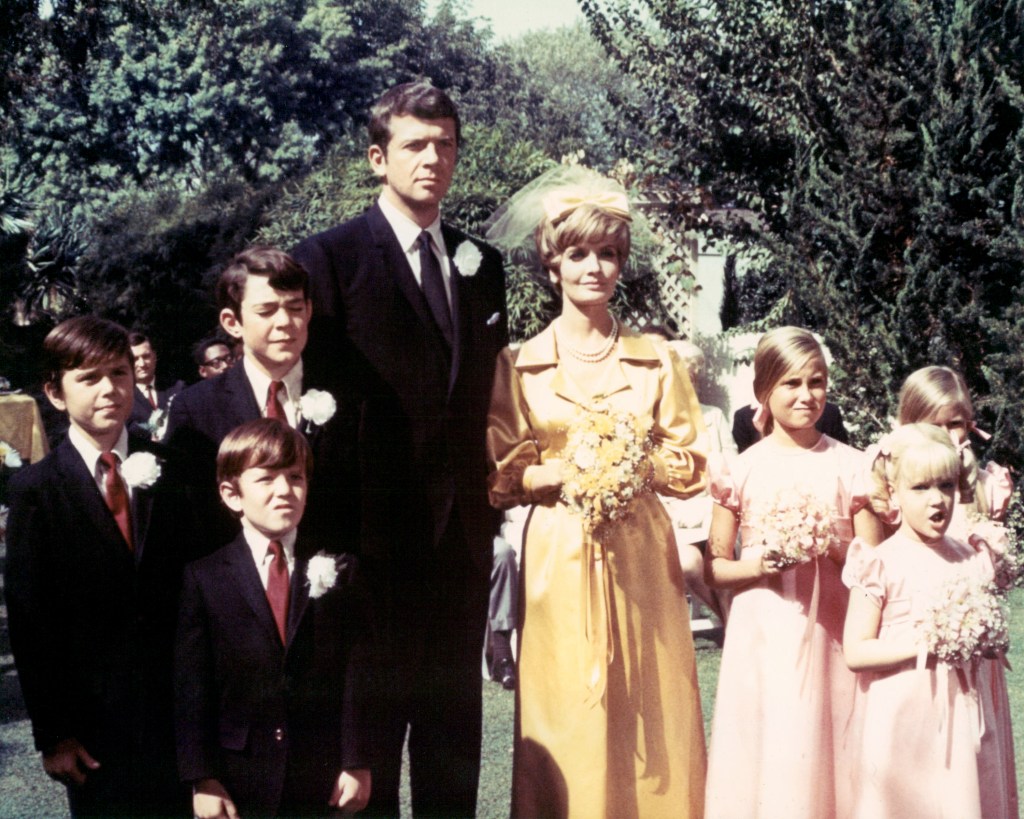 "The Brady Bunch', 1969. The sitcom starred Reed as 'Mike Brady', Henderson as 'Carol Brady', McCormick as 'Marcia Brady', Plumb as 'Jan Brady', Olsen as 'Cindy Brady', Williams as 'Greg Brady', Knight as 'Peter Brady', and Lookinland as 'Bobby Brady'.