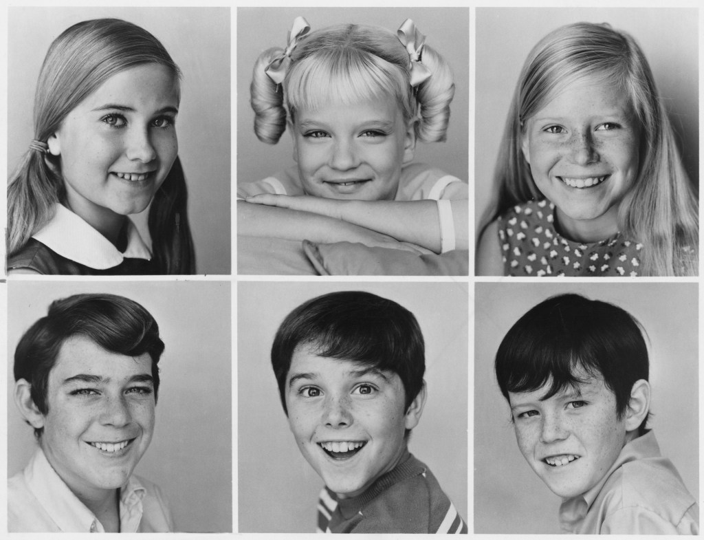 Child cast members of the US TV sitcom 'The Brady Bunch', September 1969. (Brady Bunch Behind the Scenes)