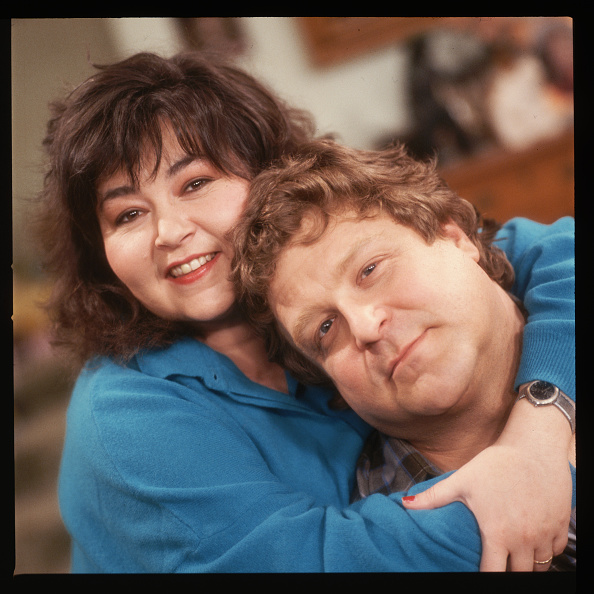 Roseanne Barr and John Goodman, 1989 