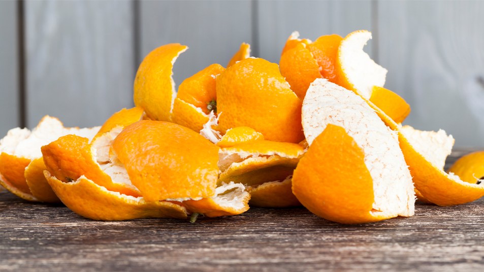 citrus peels on a table; uses for citrus peels