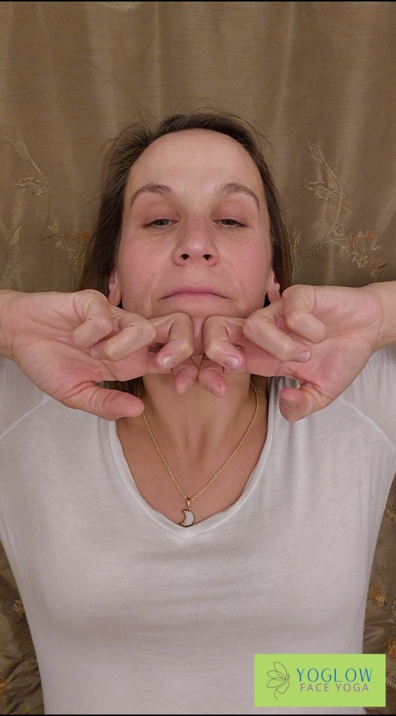 Face yoga for smile lines