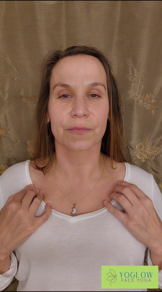 Face yoga on neck