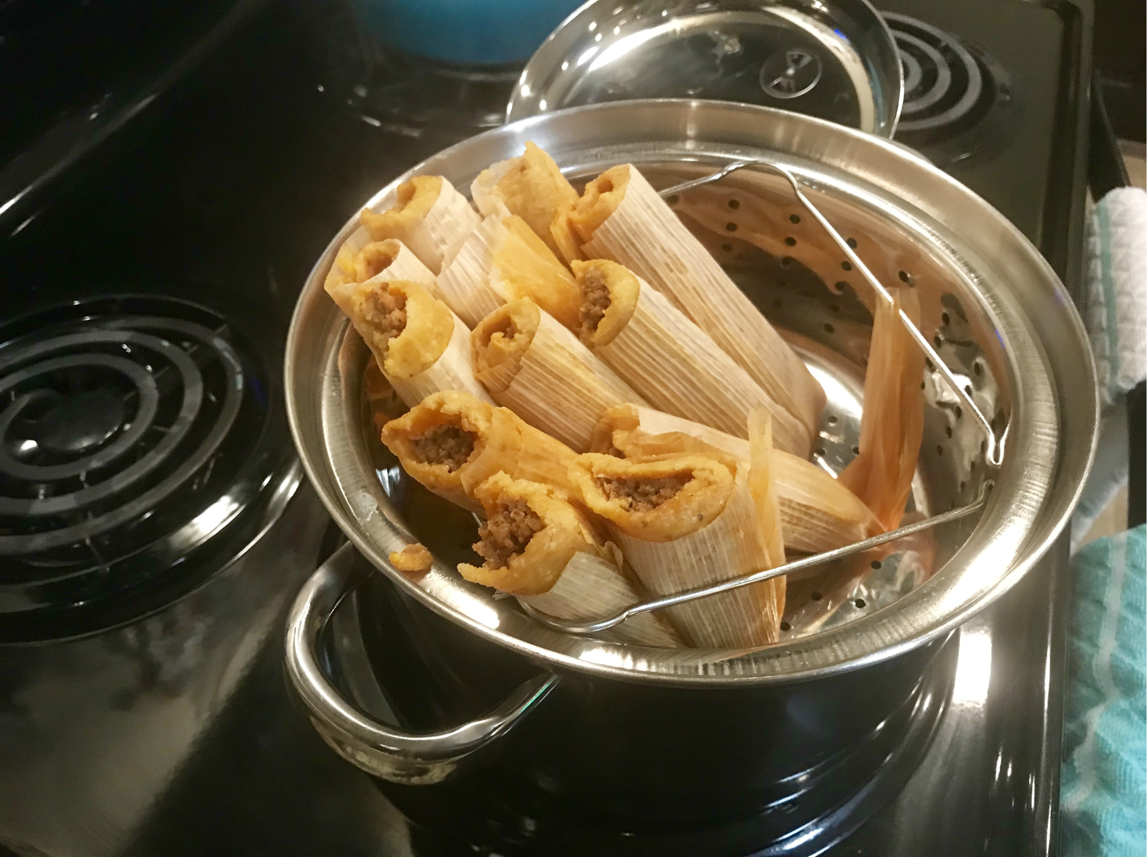 how long to cook tamales on stove