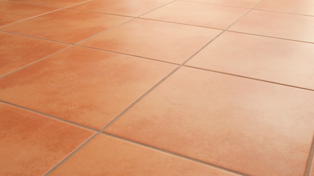 Detergent is the best way to clean a ceramic tile floor