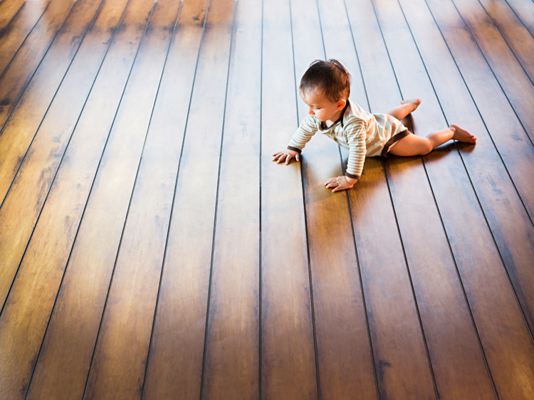 How To Fix A Squeaky Floor With Baby Powder