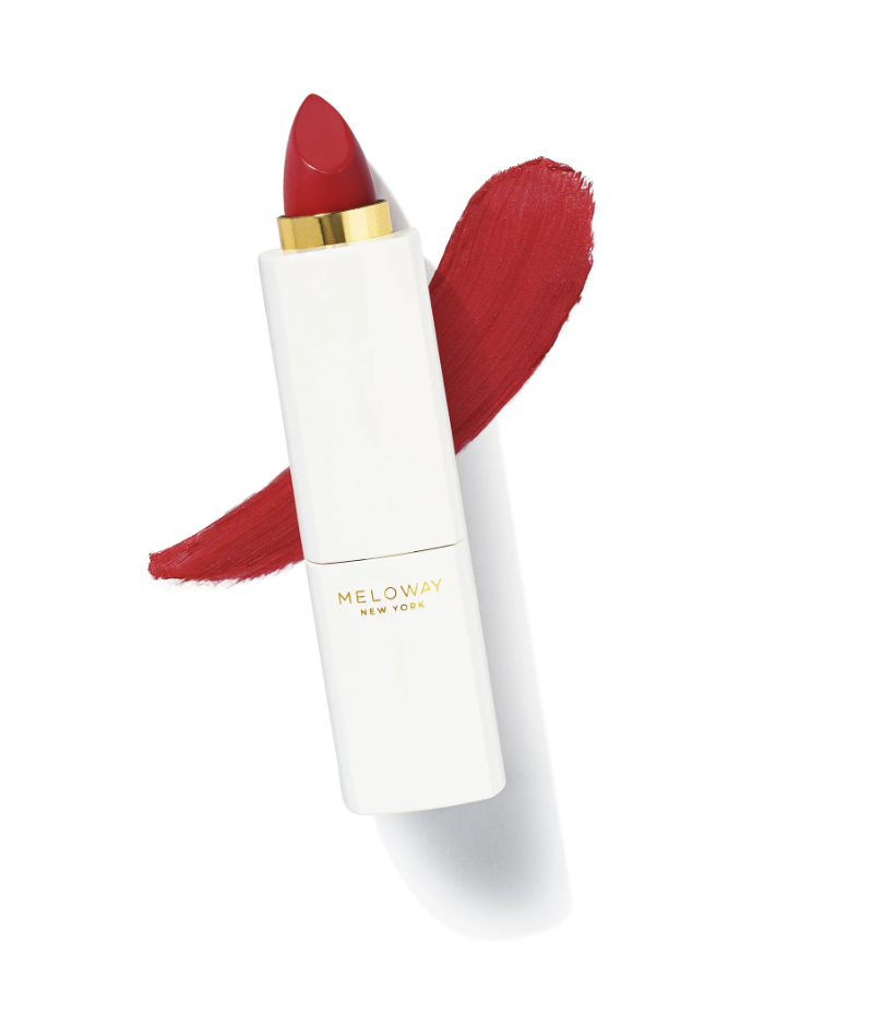 Meloway Makeup’s Hi-Rise Matte Lipstick in “Sleeping Beauty”