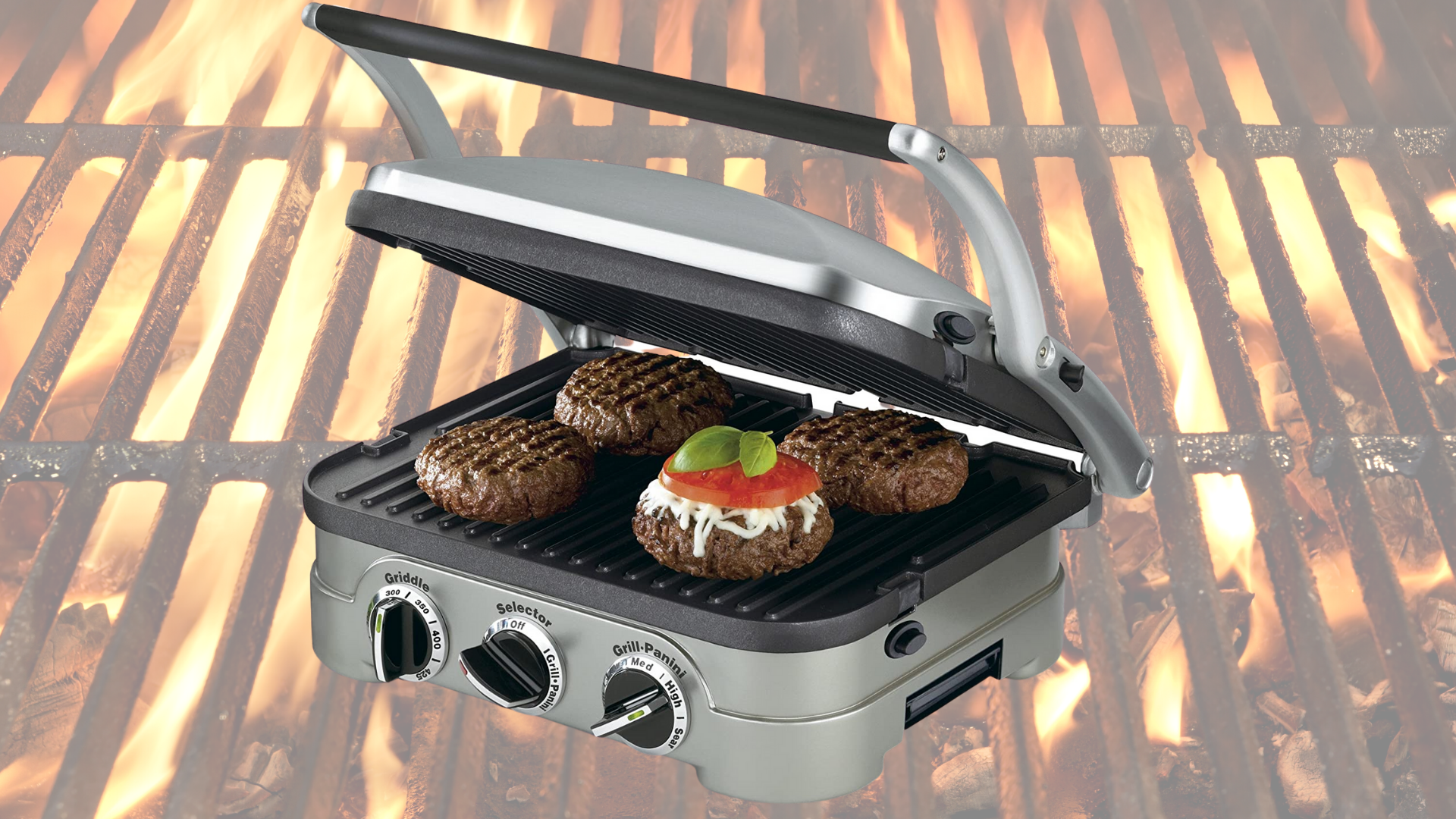 Livenza Electric Indoor Grill & Waffle Press