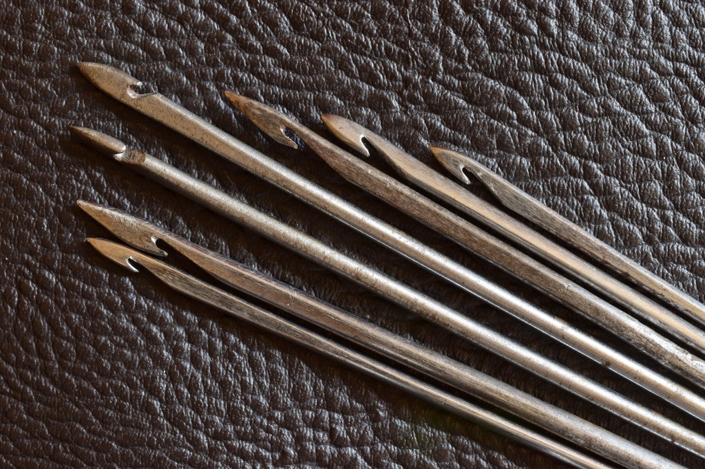 Close-Up Of Knitting Needles