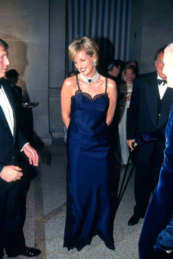 Princess Diana at Met Gala in 1996
