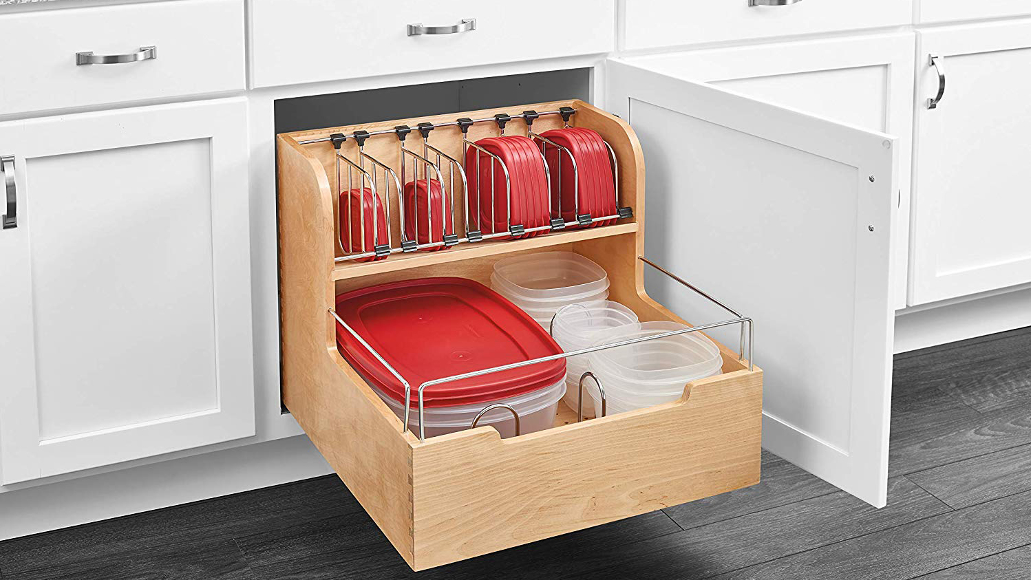 The Rev-A-Shelf Food Storage Organizer Is the Clutter Solution You Need