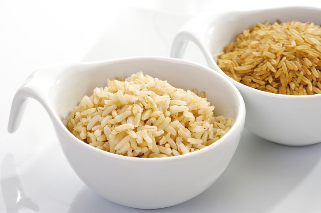 Rice in bowls