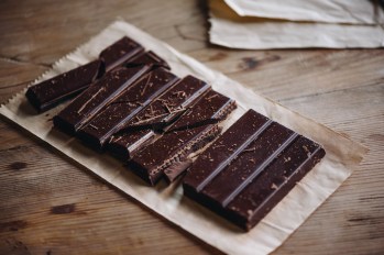 homemade dark chocolate