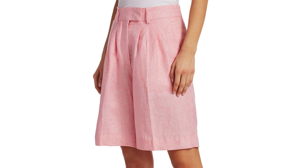 pink shorts for women over 50