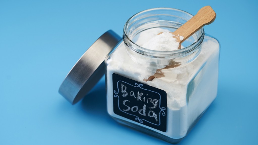 Baking soda being used for a homemade air freshener