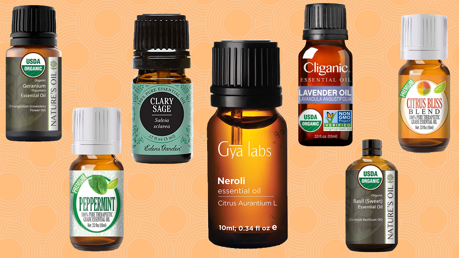 Shop Gya Labs' Sweet Orange Essential Oil: Experience the Citrus Bliss