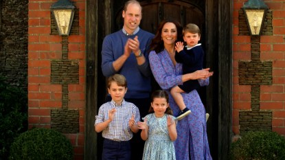 Prince William, Kate, and all three children