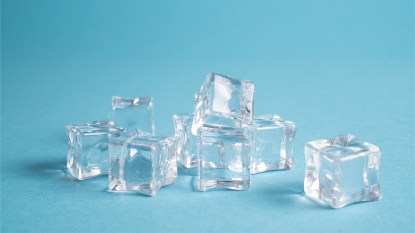 pile of ice cubes; brilliant uses for ice cubes