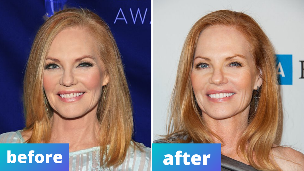 Marg Helgenberger hair and makeup