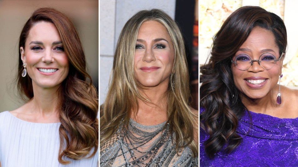 Kate Middleton, Jennifer Aniston and Oprah Winfrey beautiful skin