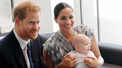 Harry and Meghan with Baby Archie
