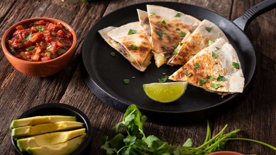 How to reheat a quesadilla story image