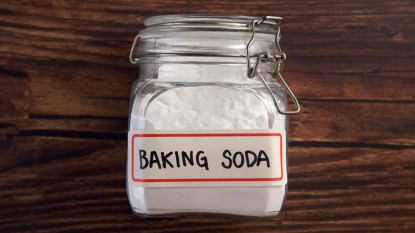 Baking soda in a jar