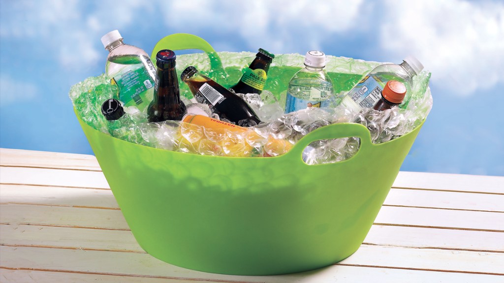 Insulating drink coolers is is one of many uses for bubble wrap