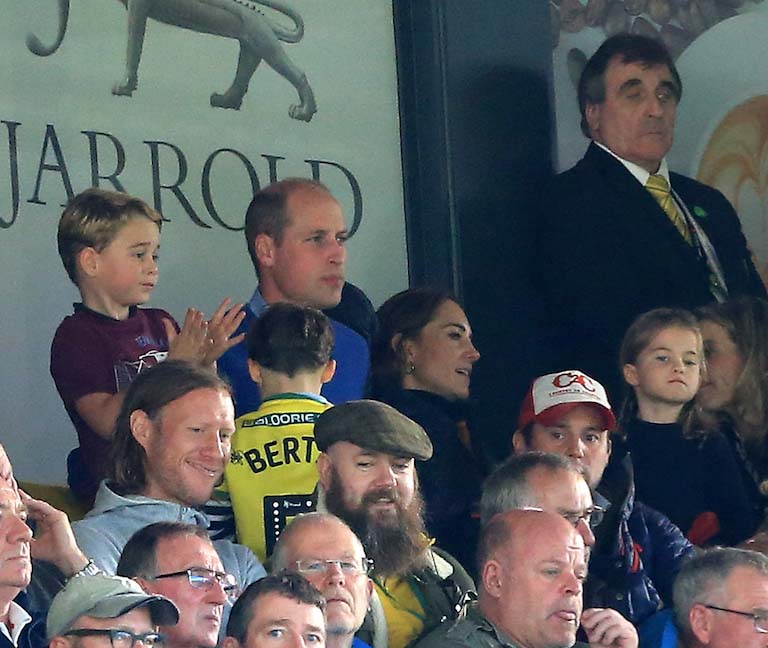 Prince George at a soccer game 1