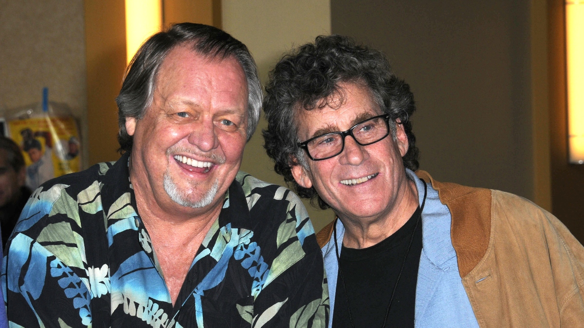 David Soul and Paul Michael Glaser at New Starsky and Hutch Premiere