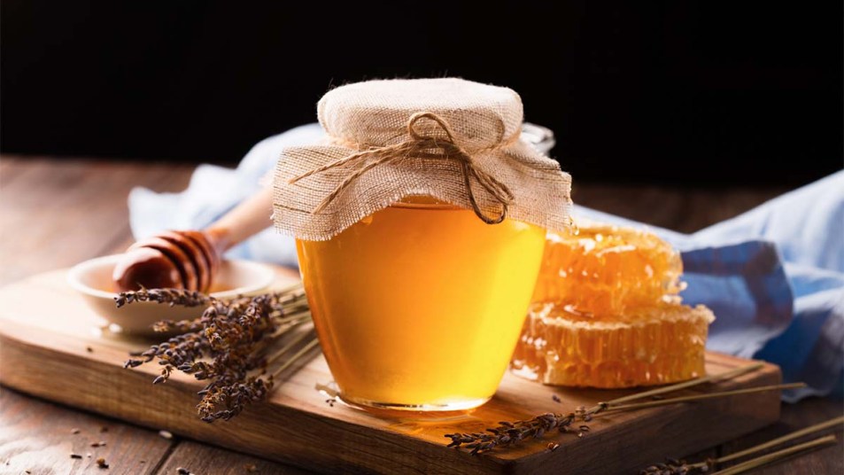 A jar of honey