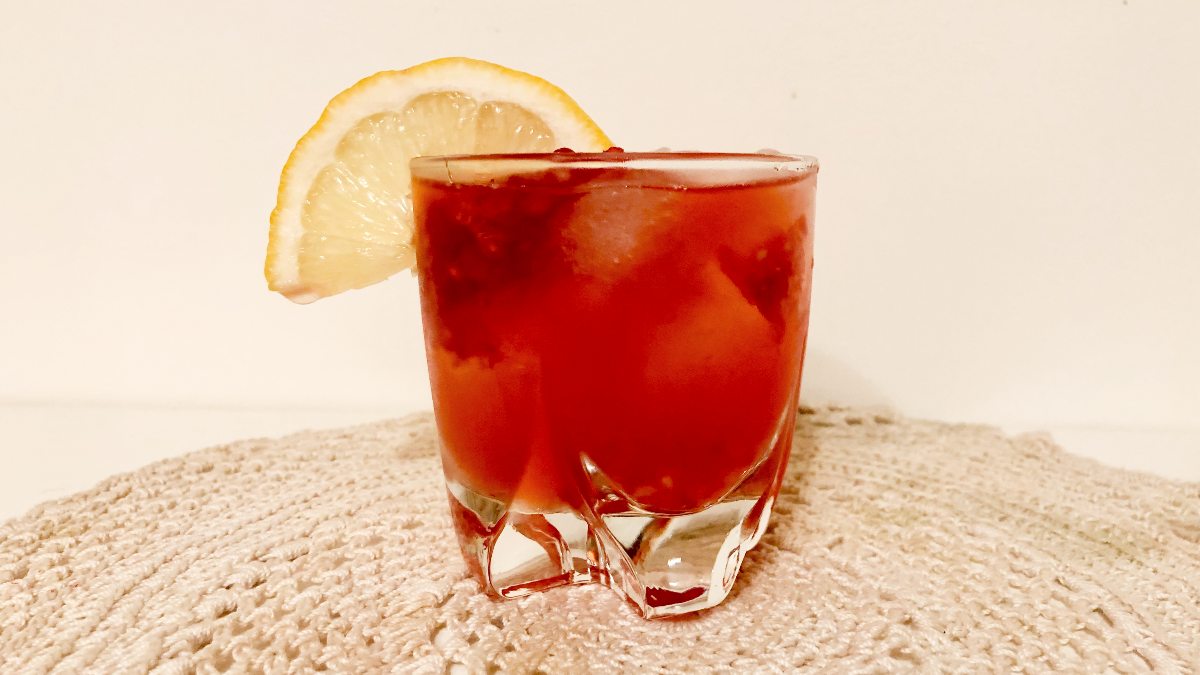 raspberry whiskey scotch, 4th of july cocktail